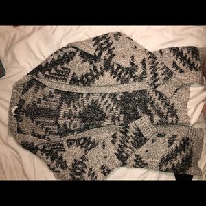 Grey and Black Cardigan